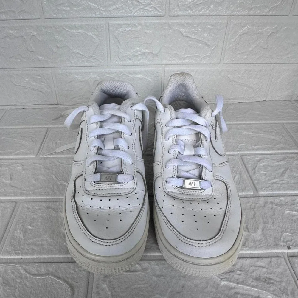 Nike‎ Air Force 1 Mens Size 5Y Low White White DH2920-111 AF1 Streetwear School